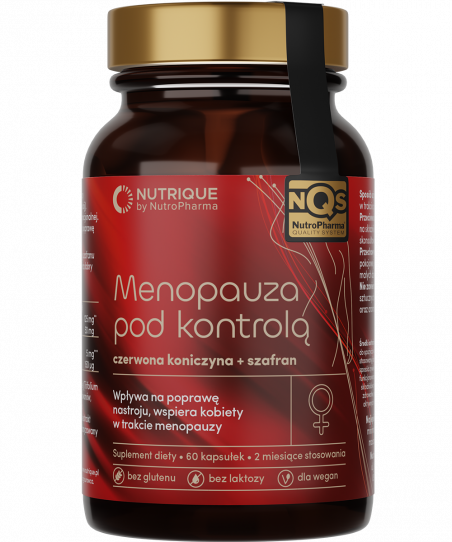 Nutrique Menopauza pod kontrola - suplementy na poprawę nastroju