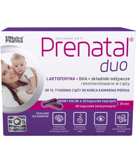 prenatal duo dha - suplementy dla kobiet w ciąży