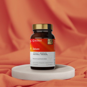 Żelazo z witaminą c suplement diety Nutrique